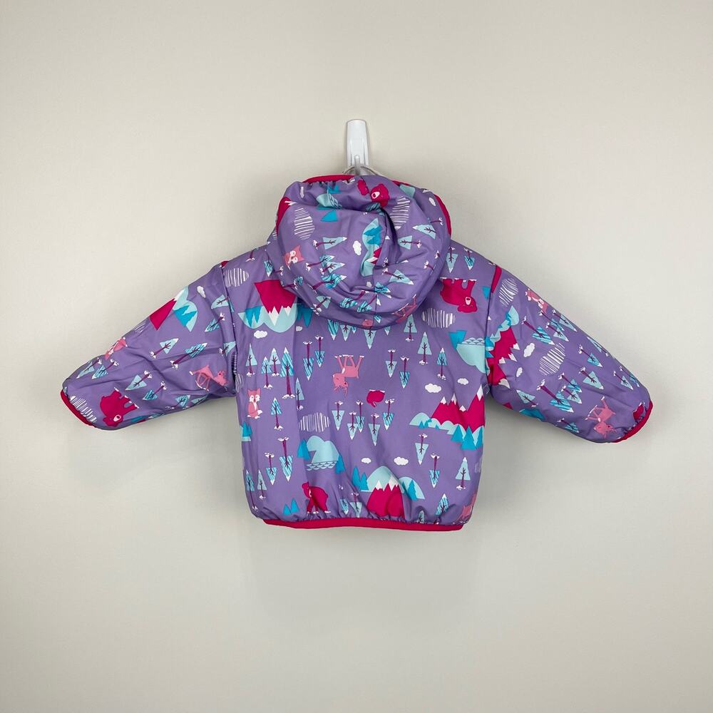 The North Face Girls Reversible Perrito Jacket 3-6 Months - Picture 12 of 13